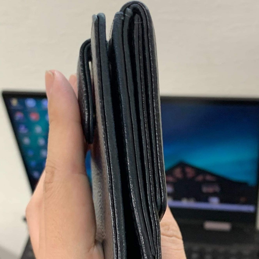 Authentic Chanel Caviar Black Compact Wallet - Picture 5 of 16